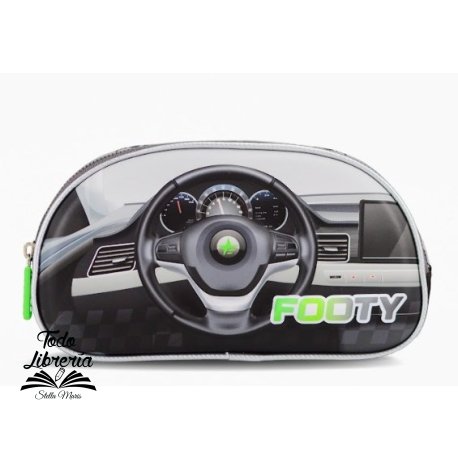 Cartuchera Footy 2 cierres  f1 race