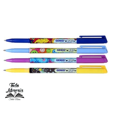 Roller Simball genio pop borrable azul fantasia