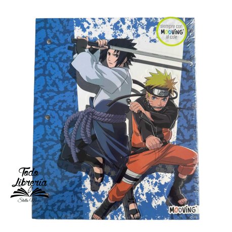 Carpeta Nº 3 cartoné MOOVING  NARUTO