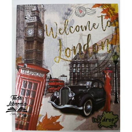 Carpeta Nº 3 cartoné LONDRES