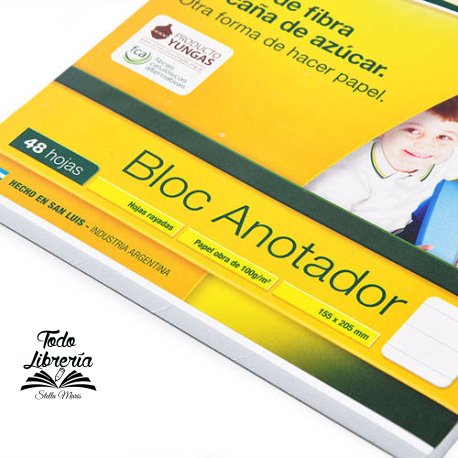 Block anotador Exito 16 x 21 48 hojas rayado