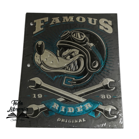 Carpeta Nº 3 cartoné BIKERS 2