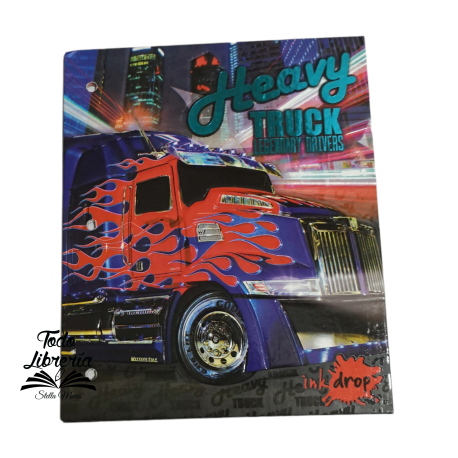 Carpeta Nº 3 cartoné HEAVY TRUK
