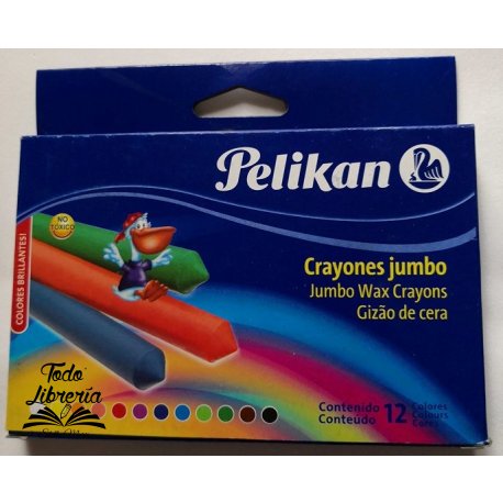 Crayones de Cera  Jumbo Pelikan x 12