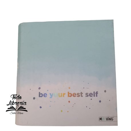 Carpeta MOOVING 3 anillos redondos 40 mm cartoné BE YOUR BEST SELF
