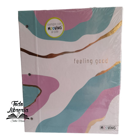 Carpeta Nº 3 cartoné MOOVING - FEELING GOOD