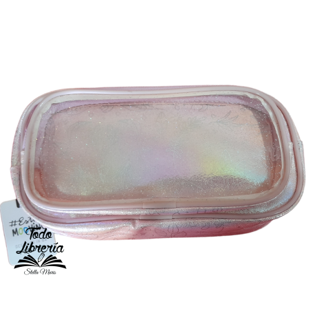 CARTUCHERA MOOVING 2 CIERRES ESTUCHE MIX