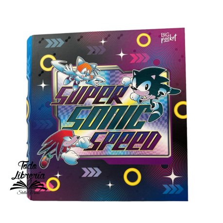 Carpeta 3 anillos redondos 40 mm cartoné SONIC