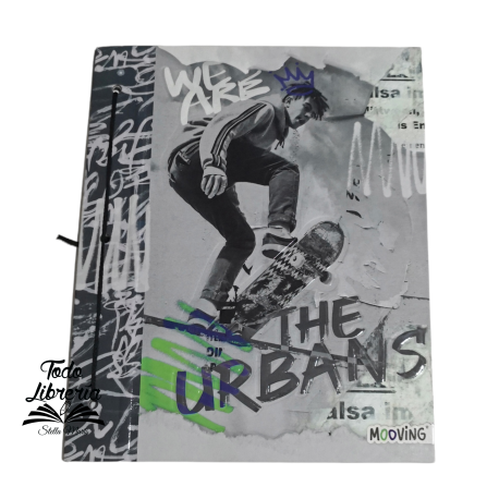 Carpeta Nº 3 cartoné MOOVING URBAN STYLE