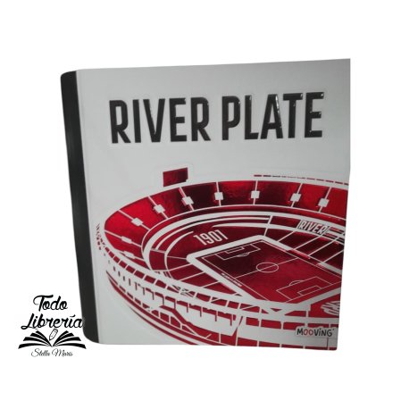 Carpeta MOOVING 3 anillos redondos 40 mm cartoné  RIVER