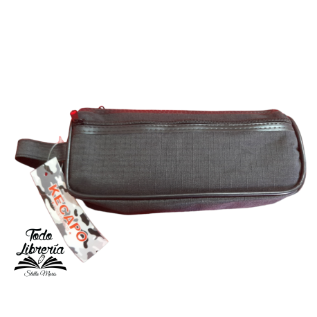 Cartuchera KECAPO 1 CIERRE ART 1880 COLOR GRIS