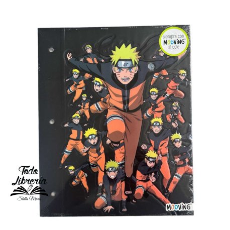 Carpeta Nº 3 cartoné MOOVING NARUTO