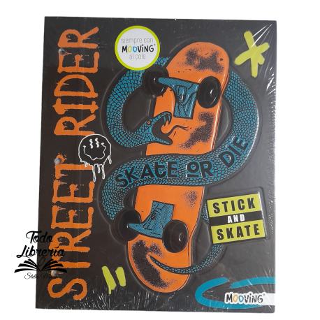Carpeta Num 3 Cartoné MOOVING-STREET RIDER