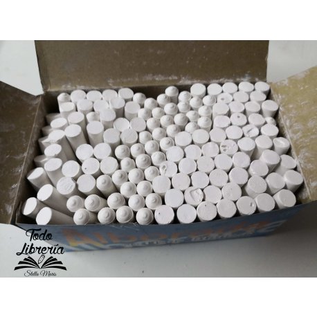 Tiza Alborada blanca x 12 unidades