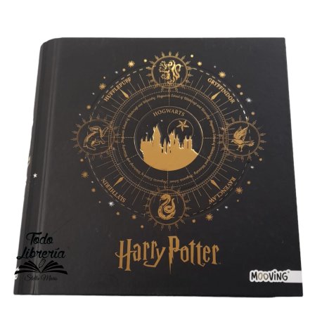 Carpeta MOOVING 3 anillos redondos 40 mm cartoné HARRY PORTER