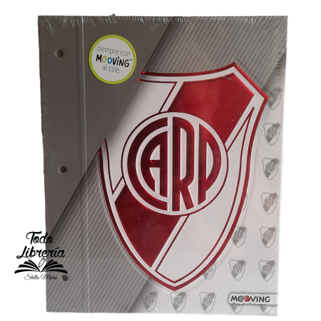 Carpeta Nº 3 cartoné MOOVING River Plate