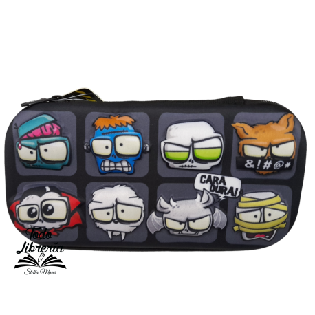 Cartuchera MOOVING CANOPLA BOX  EVA MODELO ULTRA ZOOMBIES