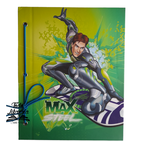 Carpeta Nº 3 cartoné MAX STEEL