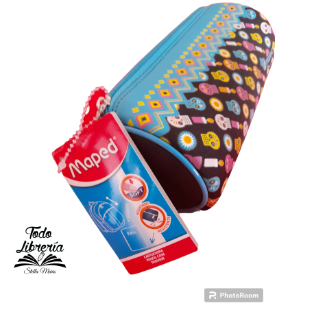 Cartuchera NEOPREN LAVABLE MAPED TUBO *Calaveras**Admin