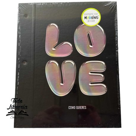 Carpeta Nº 3 cartoné MOOVING - LOVE
