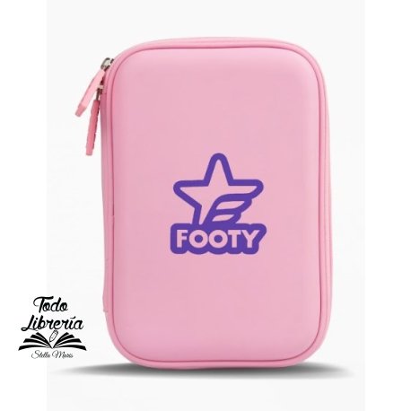 Cartuchera Footy 1 piso desplegable con utiles