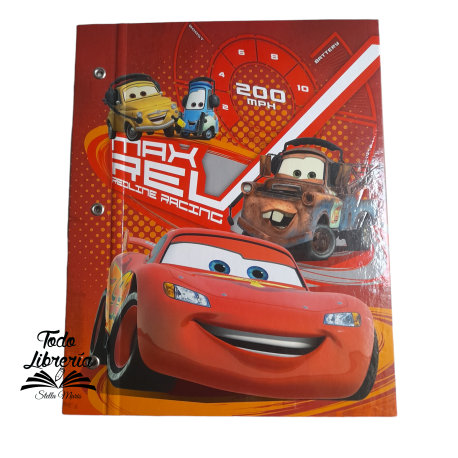 Carpeta Nº 3 cartoné CARS 2