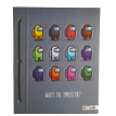 Carpeta Nº 3 cartoné MOOVING - AMONG US -WHO´S THE IMPOSTOR!!