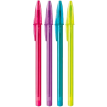 Bolígrafo Bic fashion lila,turquesa, rosa, lima