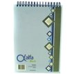 Block espiral Alfa A6 80 hojas cuadriculado, rayado, liso