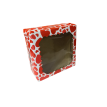 Caja Mini Torta 20*20*10 -X10 Unid.-MODELO CORAZON ROJO