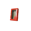 CAJA BOMBONERA  1/4  Medidas 14*9*3 MODELO BURBUJAS ROJAS