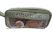 CARTUCHERA 2 CIERRES CON MUÑEQUITOS  CAPIBARA
