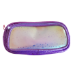 CARTUCHERA MOOVING 2 CIERRES ESTUCHE MIX BRILLO VIOLETA