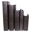Carpeta fibra negra esquela 2 anillos redondos 30 mm