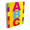 Cuaderno ABC 21 x 27 Rivadavia  60 hojas cuadriculado espiral tapa dura